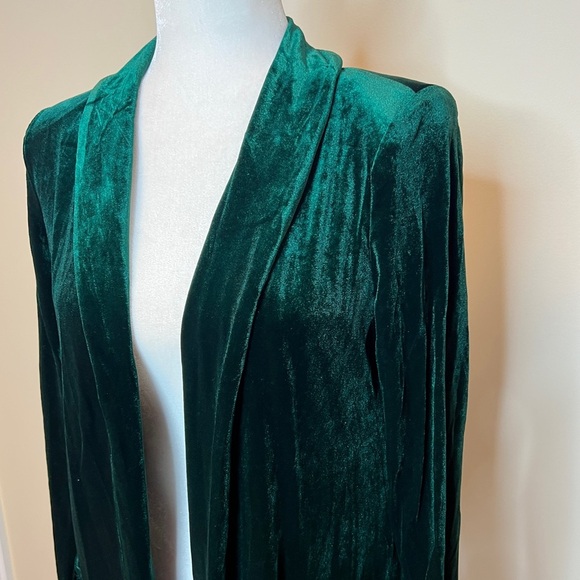 Green Velvet Duster - Picture 5 of 6